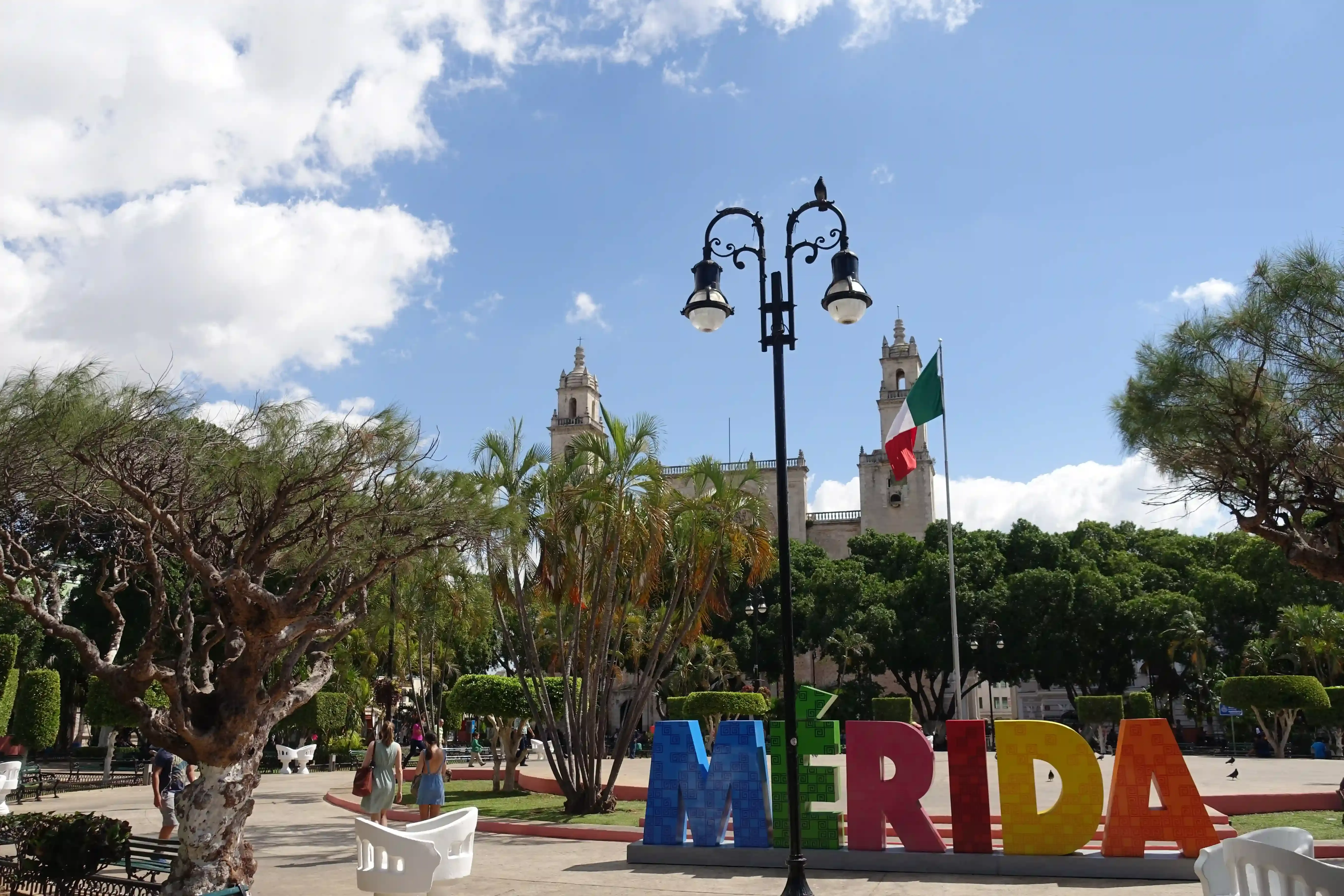 Plaza grande de Merida, Yucatán