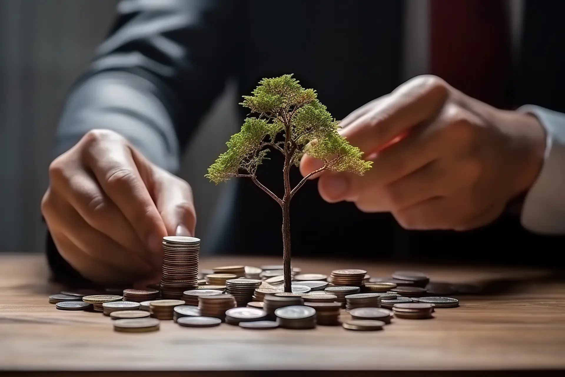 Imagen de una mano viendo graficas