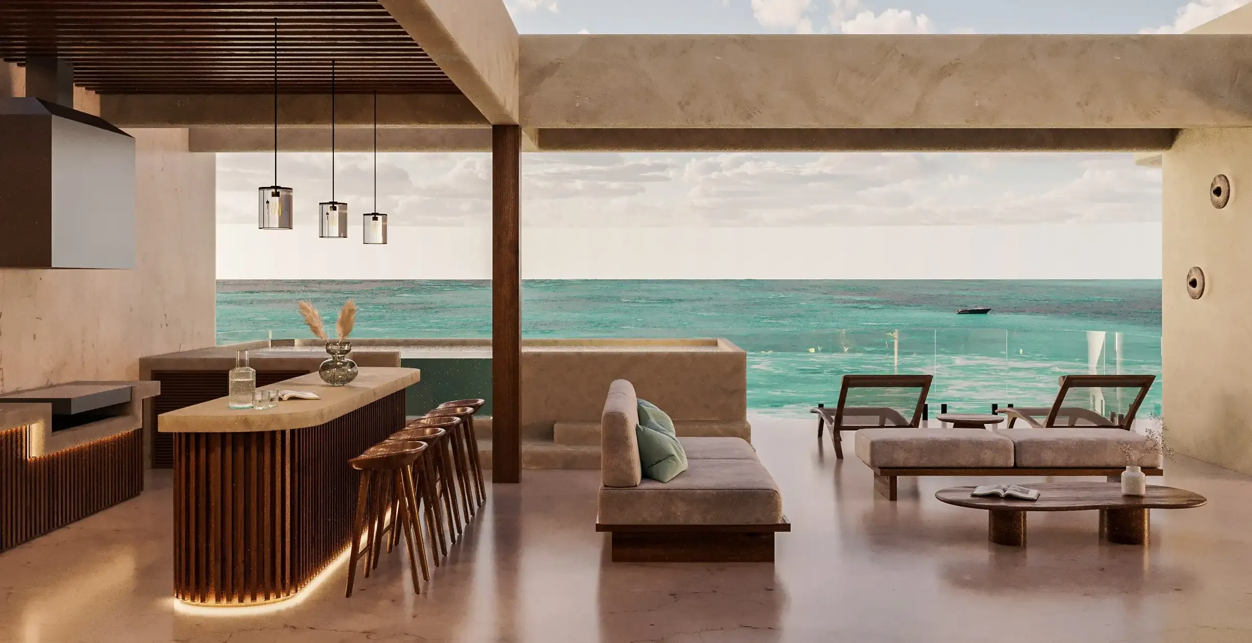 departamentos de lujo fraccionales en Yucatán