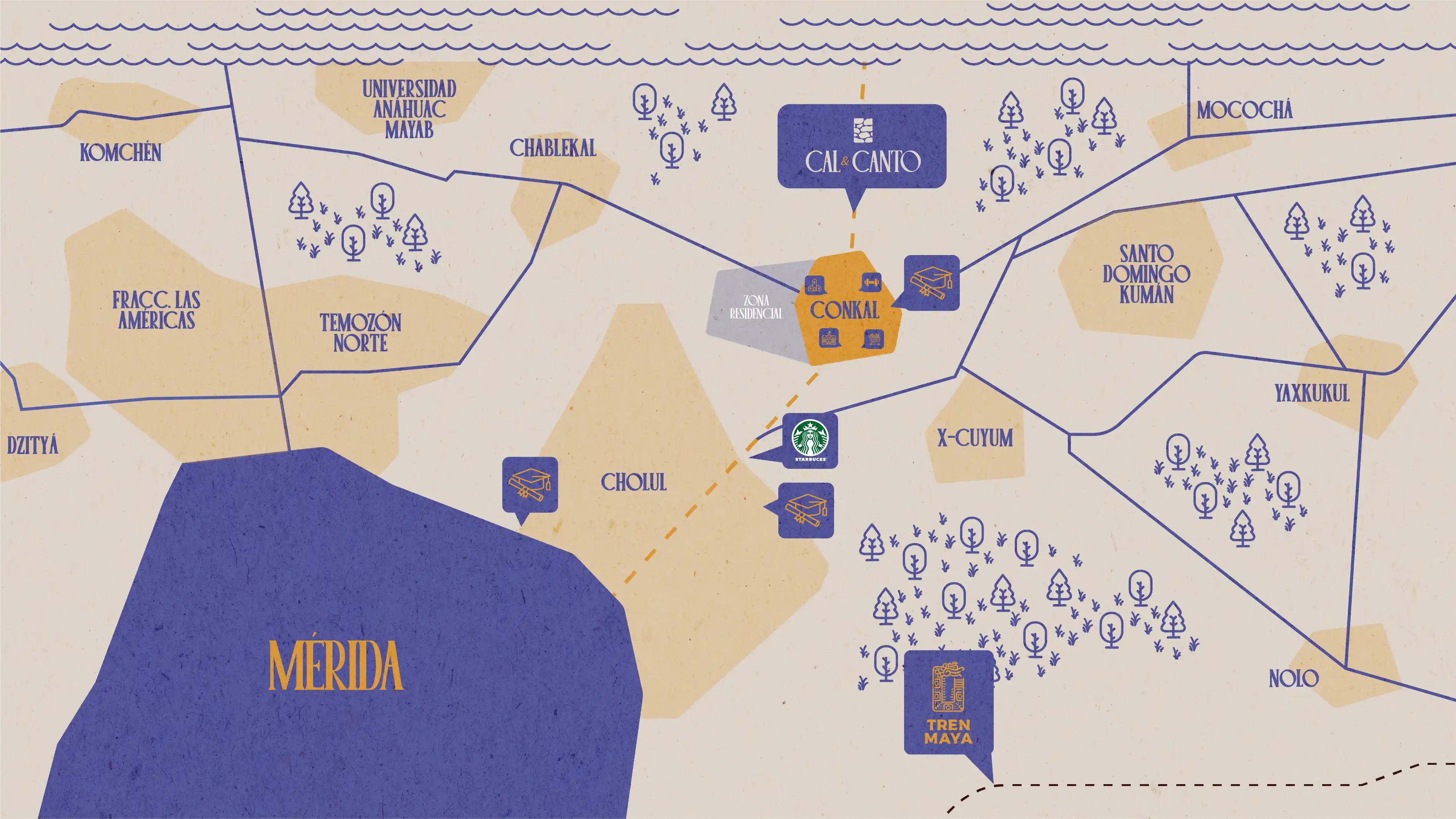 Mapa de Cal y canto